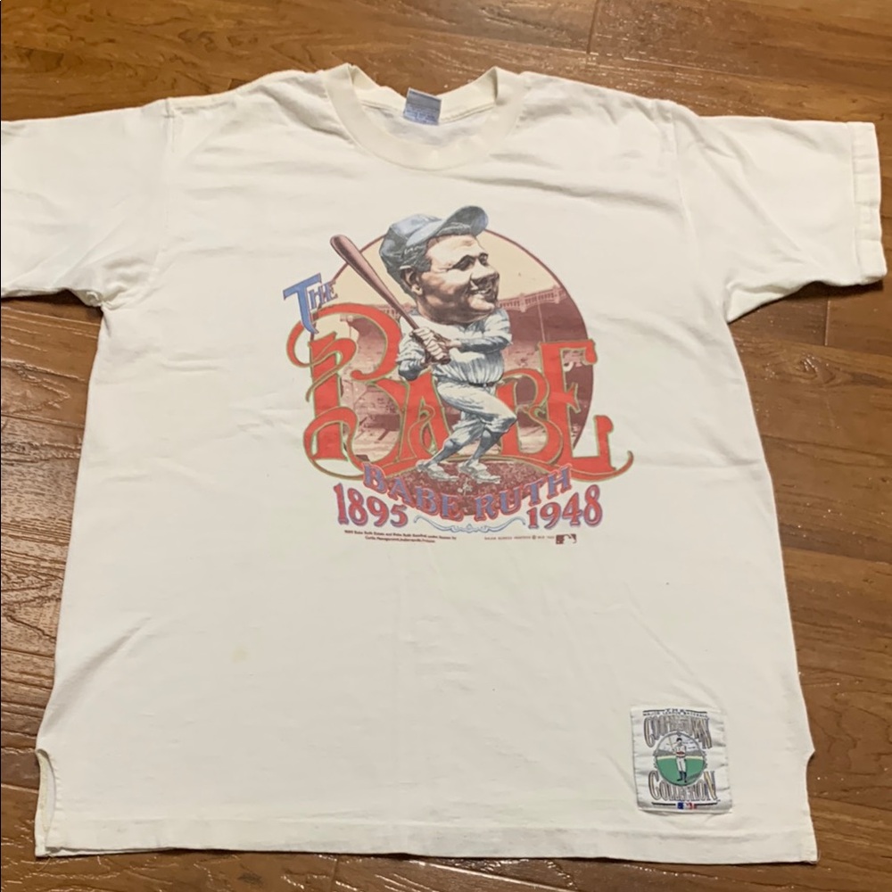Vintage Babe Ruth 1989 Baseball Hall of Fame Graphic Tee